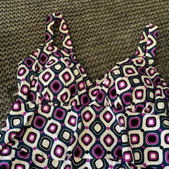 8/10/18W Swim Solutions Swim Suit H06 - Picture 5 of 8